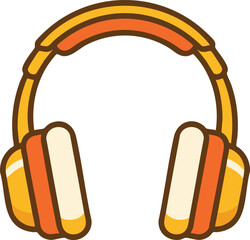 Headphones Music Audio Listening Device Icon