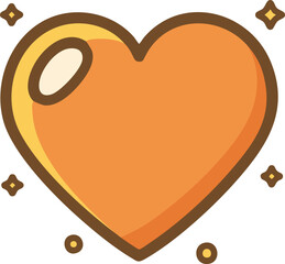 Heart Love Romance Emotion Icon