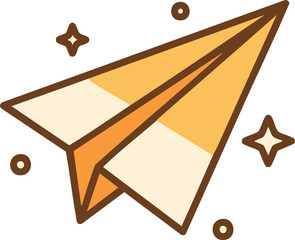 Paper Airplane Send Message Transport Icon