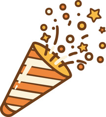 Party Popper Confetti Celebration Icon