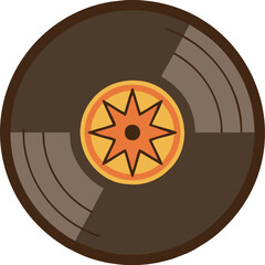 Vinyl Record Music Retro Audio Icon