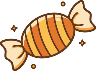 Wrapped Candy Sweet Dessert Icon