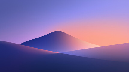 Fototapeta premium Minimalist abstract background inspired by stillness, soft gradients, refined modern silence