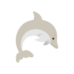 Fototapeta premium Dolphin, animal, marine icon