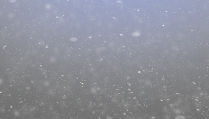 Realistic falling snow overlay background. Winter snowflake particle effect for Christmas, New Year, festive design. 