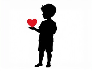 Kid with heart