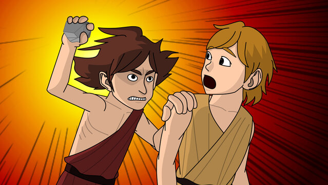 Cain Attacking Abel in the Field