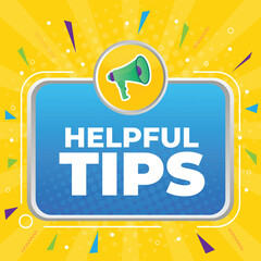 Helpful tips colorful background template, Helpful tips  background 