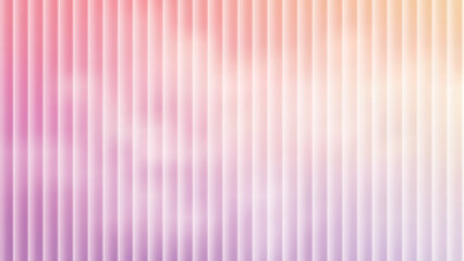 Obraz premium Soft pastel abstract background with vertical lines and gradient from pink to peach color glass gradient