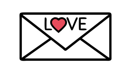 Love letter envelope