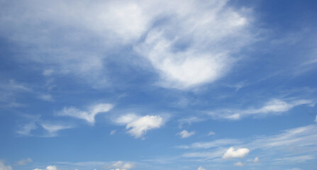 Blue sky white clouds