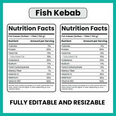 Fish Kebab Grilled Seafood Skewer