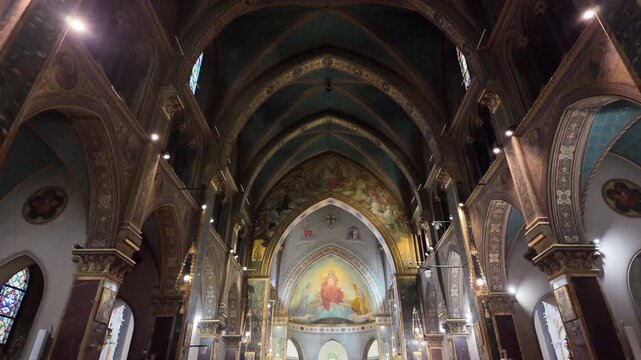Interior of Sant&rsquo;Alfonso Liguori church in Rome
