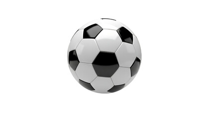 Fototapeta premium Soccer ball on transparent background