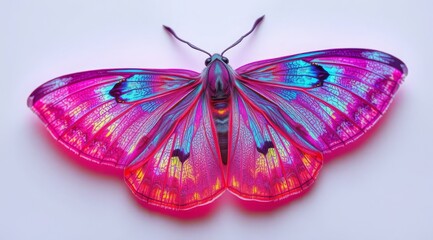 A beautiful butterfly with a contrasting pattern on the wings. Warm tones, high detail. A universal element for postcards, invitations, web design and floristry.