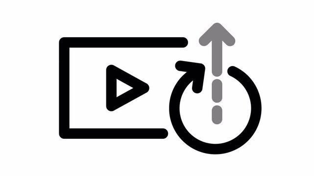 Content Media Reupload Icon Animation