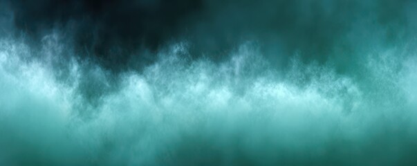 Large Teal Clouds Indicate Severe Weather, Imposing Teal Storm Formations Signal Imminent Heavy Weather And Atmospheric Disturbance