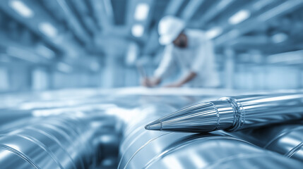 industrial worker in factory