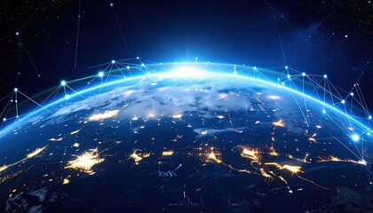 Earth Network Connection.