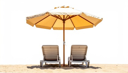 Beach Umbrella  Chairs.
