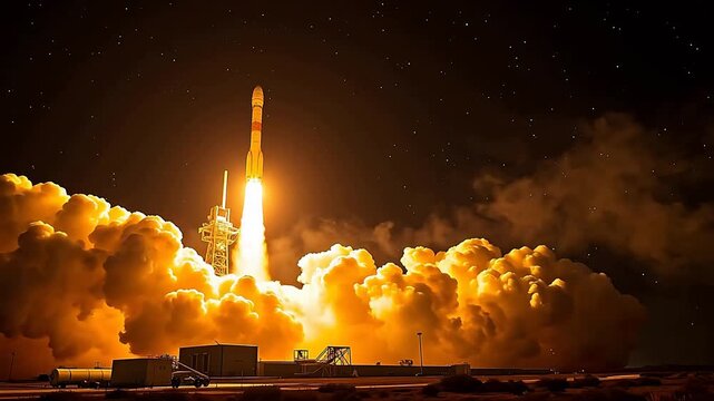 fountain in the sky with stars