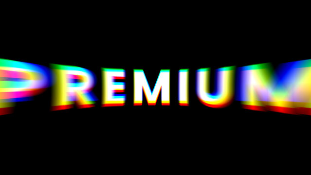 Typography Fast Color Distortion 1