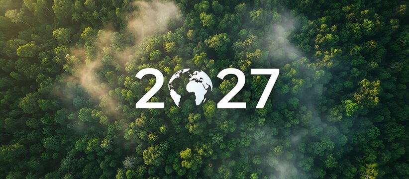 Vision for 2027 featuring environmental sustainability and global green initiatives.