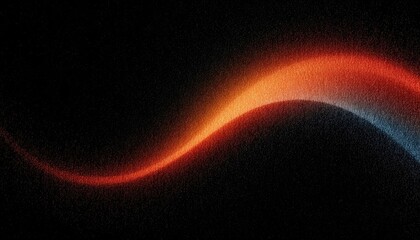 Dynamic glowing wave for backgrounds in presentations, digital art, and technology themes