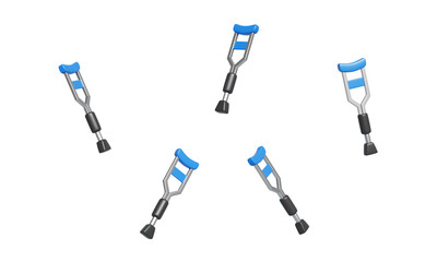 이동 보조 및 부상 회복을 위한 의료용 목발 Medical Crutches for Mobility Support and Injury Recovery