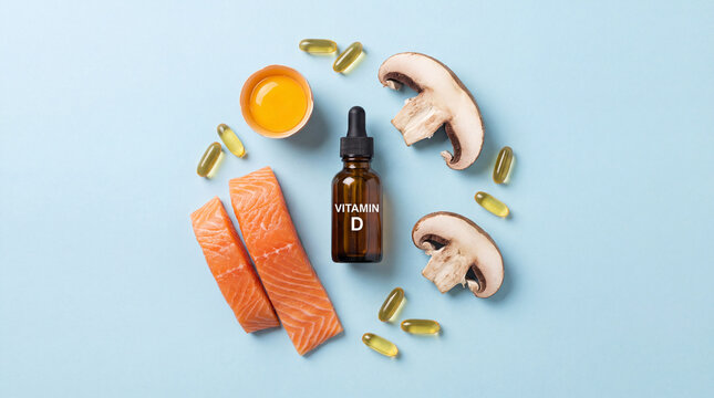 Vitamin D oil supplementation nutrition health wellness dietary intake food sources supplements promoting bone strength immunity preventing deficiency through balanced lifestyle nutrition plan 