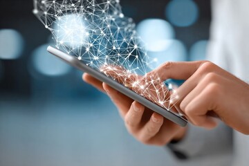Digital Transformation Era Exploring Connectivity and Networking with Modern Touch Screen Devices