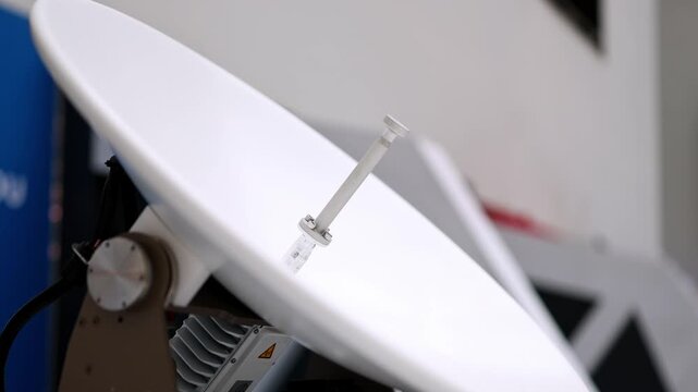 Satellite Dish Antenna for Data Communication, Technology Concept