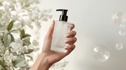hand with perfume