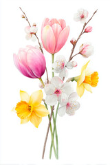 Spring Flowers Bouquet