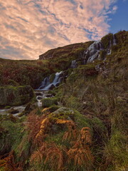 Bride's Veil Falls, small but scenic roadside waterfall next to the A855 road from Portree to Uig, on the left bank of Loch Leathan. Skye-Scotland-175