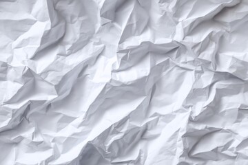 Obraz premium Realistic white crumple texture studio backdrop