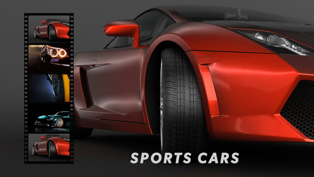 Filmstrip Select Five Images Overlay