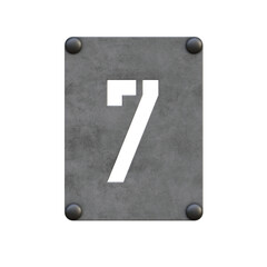 Metallic Sign 3D Alphabet or PNG Letters