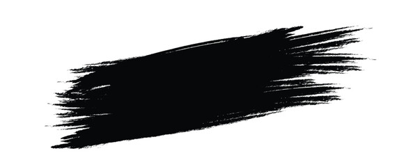 Vector scratches rough white background brush strokes modern black hand painted grunge brush. Paint, ink brush, brush strokes, brushes, lines, frames, box, grungy. Modern Textured shape. Vector 