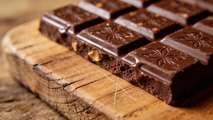 Milk chocolate bar: creamy delight, irresistible temptation