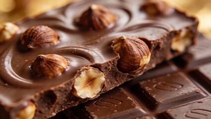Chocolate with nuts: crunch meets creamy perfection