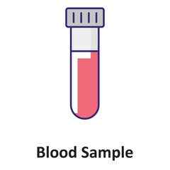 Obraz premium Blood Sample Vector Icon which can easily modify or edit
