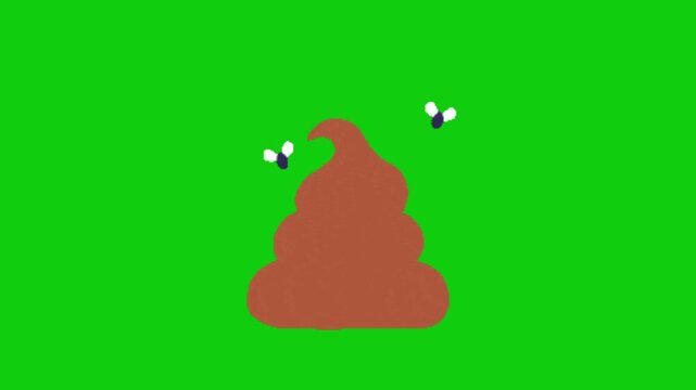 vector illustration of an shit