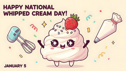 National Whipped Cream Day Recipes, History & How to Celebrate Dessert Topping Day