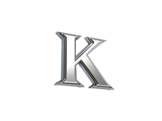 3d silver number K