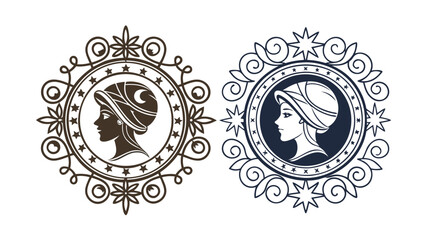  Exquisite vector medallion collection