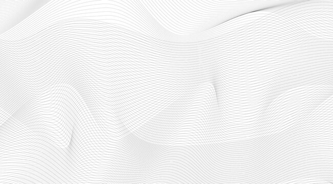 Abstract black and white dotted pattern with flowing lines creating a modern digital background texture