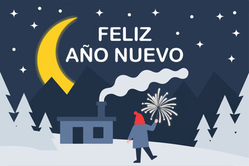 New Year Party Illustration