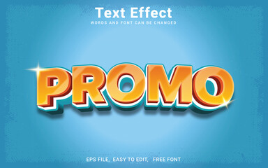 Editable 3d sale promo text effect in illustrator