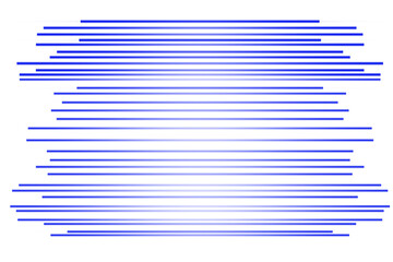Abstract Symmetrical Staggered Blue Motion Lines
